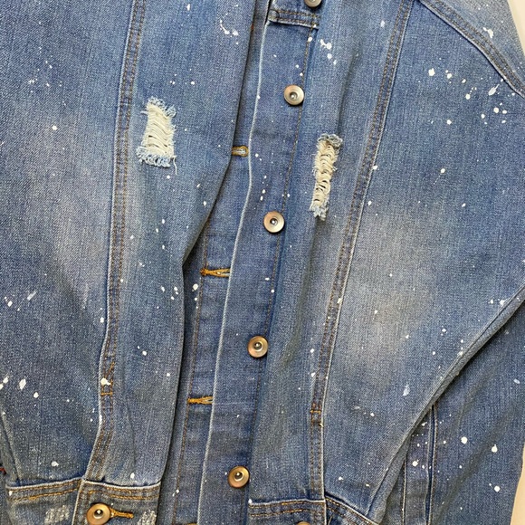 Stylish Long Jeans jacket - Picture 3 of 9